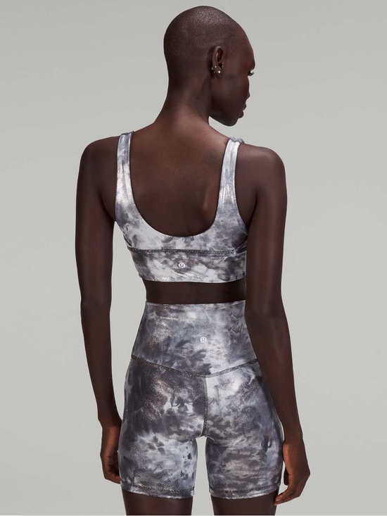 lululemon athletica Tops - Lululemon Align Diamond Dye Starlight Graphite Grey Diffuse Dot Foil Top 4